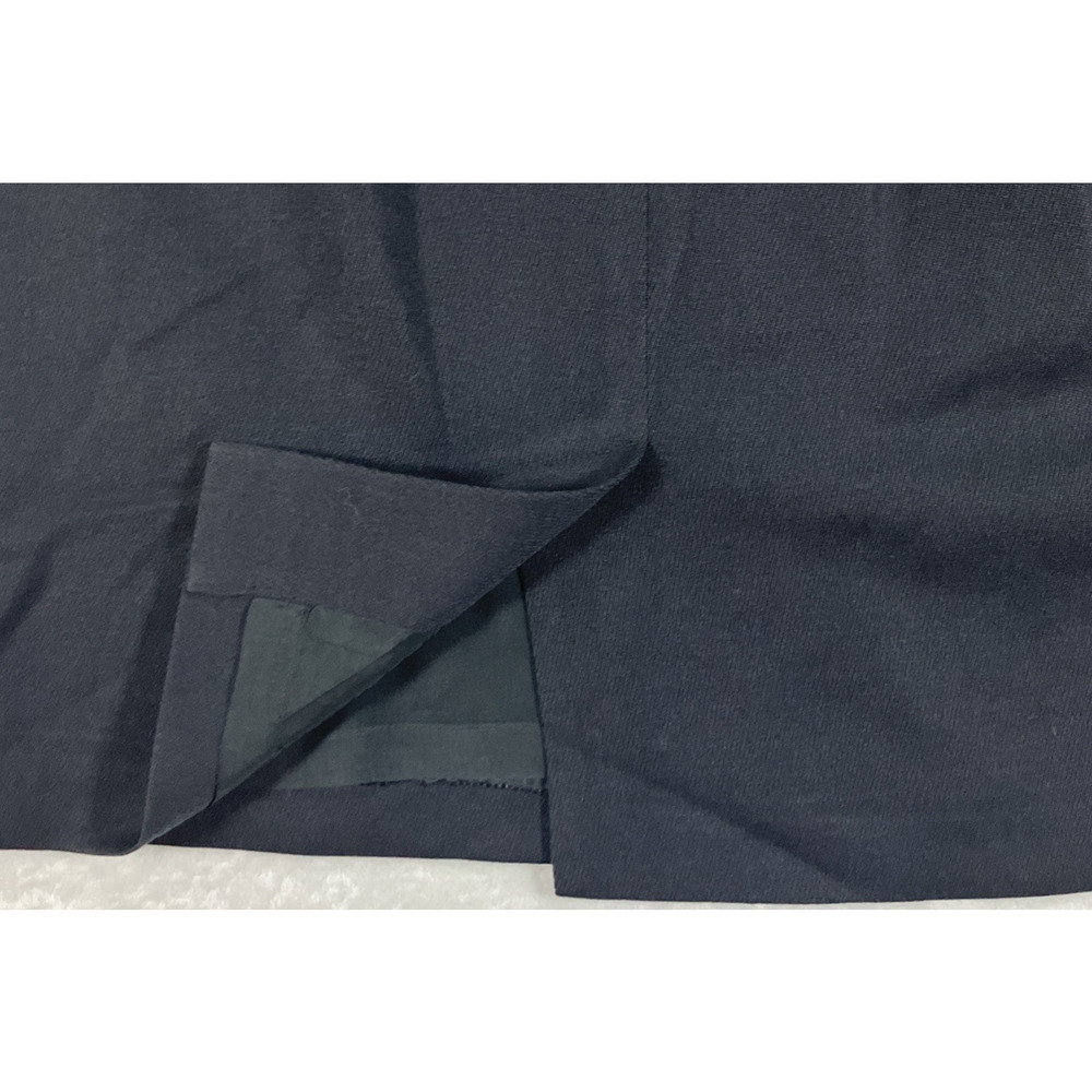 Vintage Eddie Bauer Aka Women's Size 6 Black Pencil Skirt 100% Wool Office Siren - Picture 4 of 11